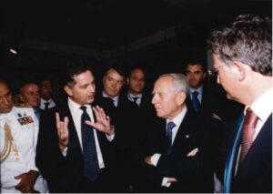 Stefano Cao incontra il presidente Ciampi