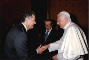 Stefano Cao incontra Papa Benedetto XVI
